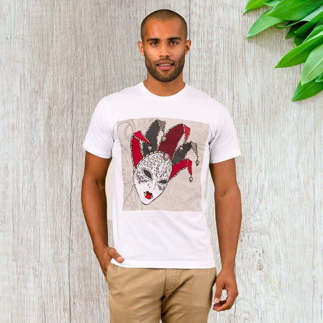 Mardi Gras Carnival Mask Manar T-Shirt (Skapare uppladdad)