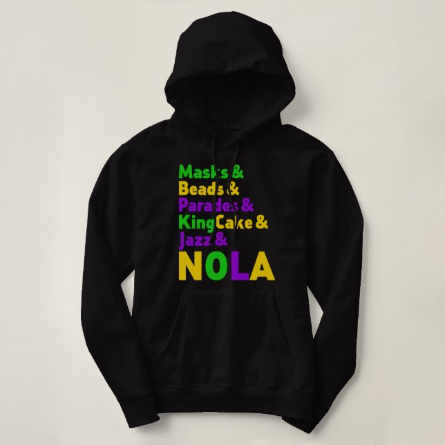 Mardi Gras Carnival Mask Pärlor Jazz Parad Kung C T Shirt (Design framsida)