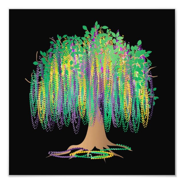 Mardi Gras Carnival Mexican Fototryck (Framsidan)