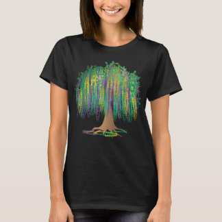 Mardi Gras Carnival Mexican Graphic Bead-Träd Bour T Shirt