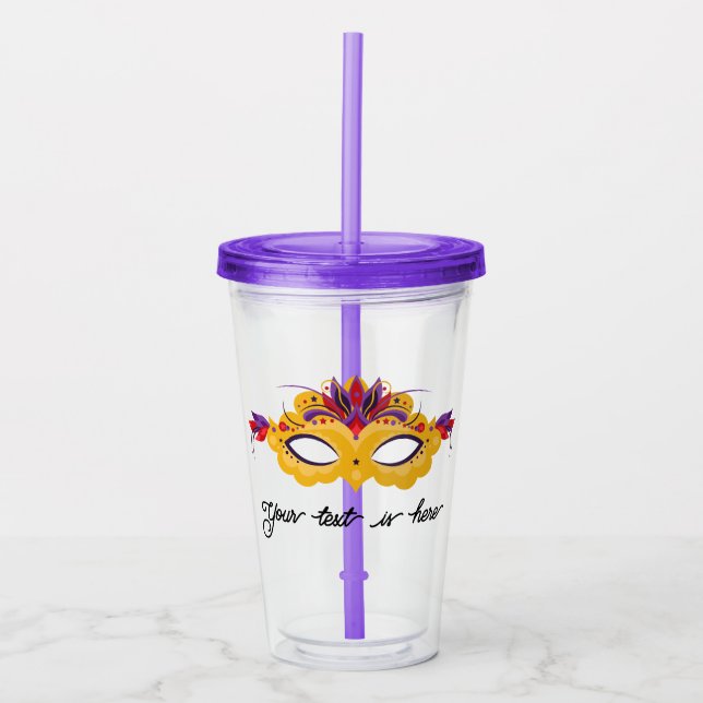 Mardi Gras Carnival Take Away Mugg (Framsida)