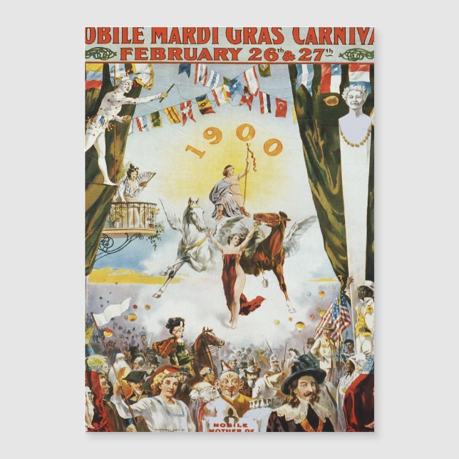 Mardi Gras Carnival Vintage Festival (Framsida)