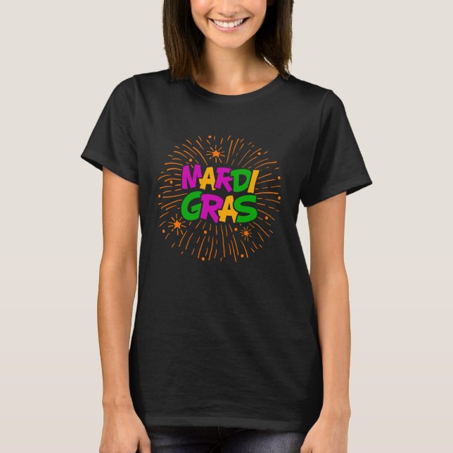 Mardi Gras Celebration T Shirt (Framsida)