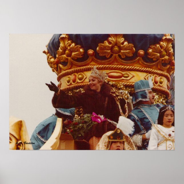 Mardi Gras Celebrity Queen Flyter Poster (Framsidan)