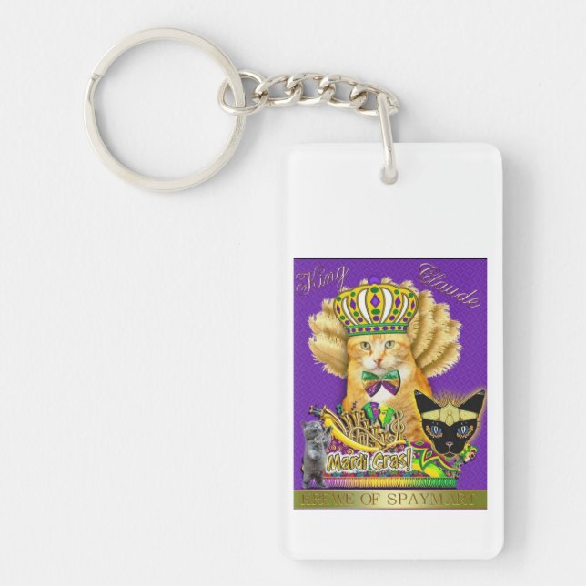 Mardi Gras Claude Keychain (Framsidan)