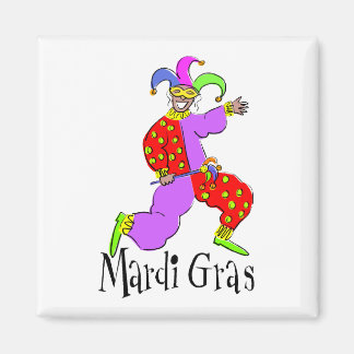 Mardi Gras Clown Magnet