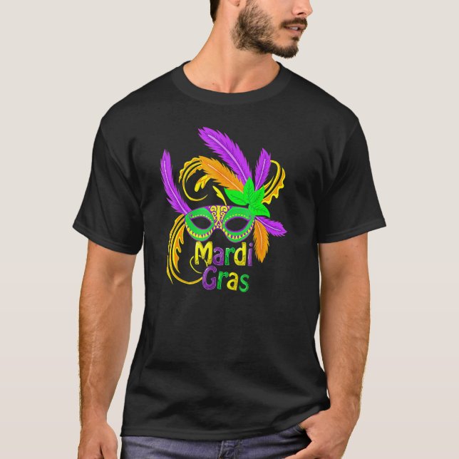 Mardi Gras Cool Pancake Tuesday Holiday Funny_2 T Shirt (Framsida)