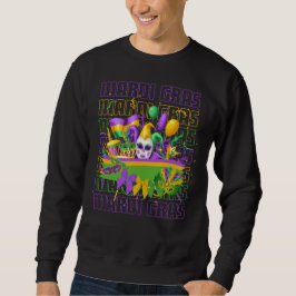 MARDI GRAS Coquette Masqhar Lång Ärmad Tröja