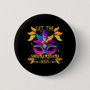 Mardi Gras Costume Let The Shenanigans Begin Mask Knapp