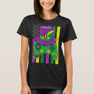 Mardi Gras Costume Video Game Jester Hat American T Shirt