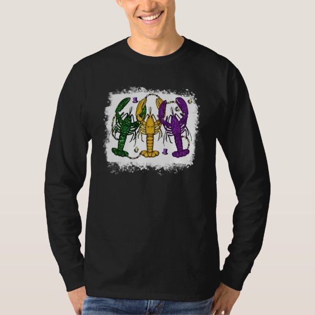 Mardi Gras Crawfish Happy Mardi Gras Matching Carn T Shirt (Framsida)