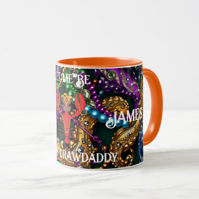 Mardi Gras Crawpappa Mugg (Framsida höger)