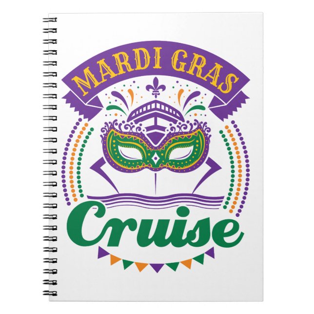Mardi Gras Cruise Anteckningsbok (Framsidan)