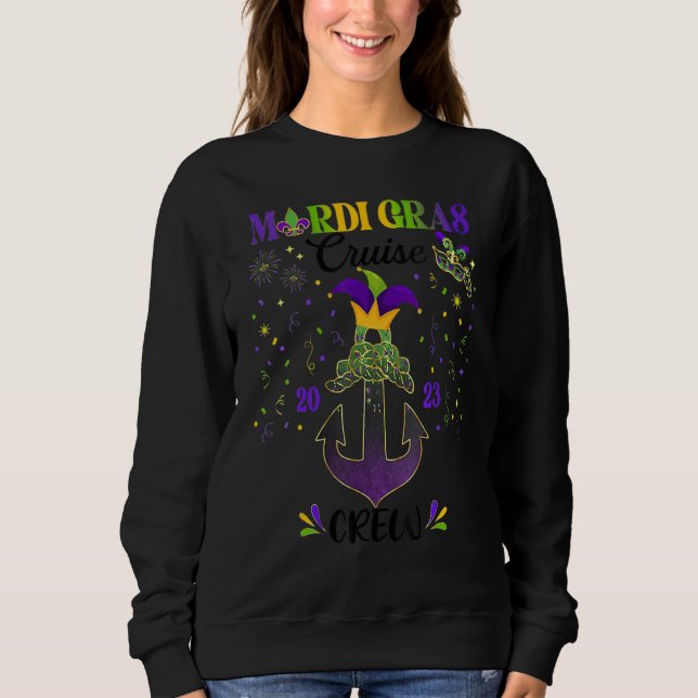 Mardi Gras Cruise Carnival Trip T Shirt (Framsida)