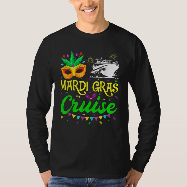 Mardi Gras Cruise Cruising New Orleans Party Costu T Shirt (Framsida)