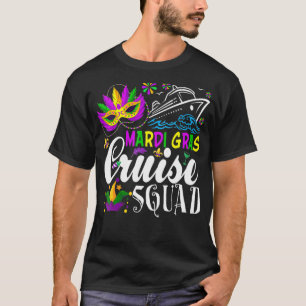 Mardi Gras Cruise Squad Costume Family Cruising Cr T Shirt