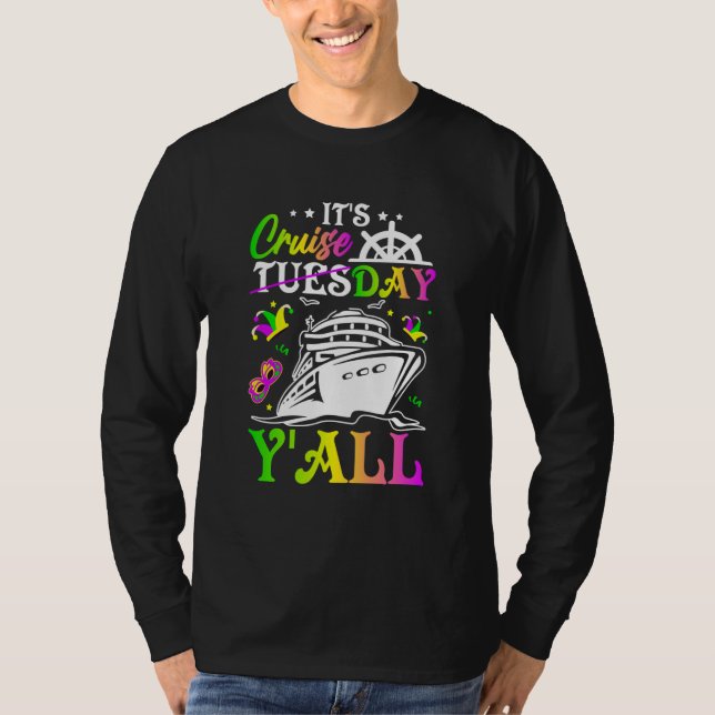 Mardi Gras Cruiseday Y'all celebrations parade par T Shirt (Framsida)