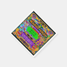 Mardi Gras Customized Cocktail Napkins Pappersservett