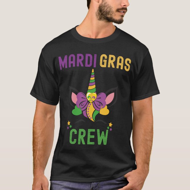 Mardi Gras Cute New Orleans Funny Citates Family T Shirt (Framsida)