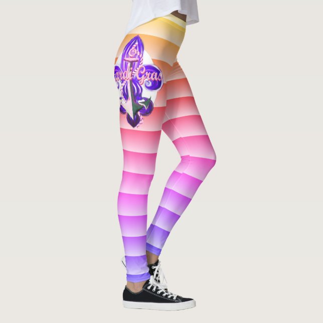 Mardi Gras damasker Leggings (Höger)