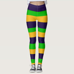 Mardi Gras damasker Leggings