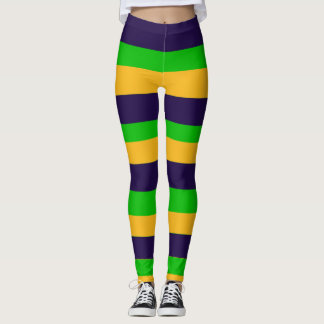 Mardi Gras damasker Leggings