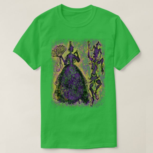 Mardi Gras Dance T Shirt (Design framsida)