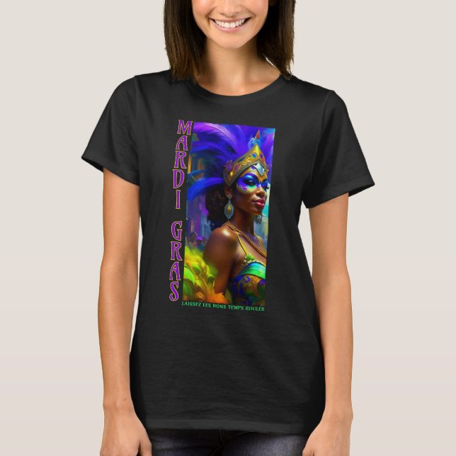 Mardi Gras Dancer T Shirt (Framsida)