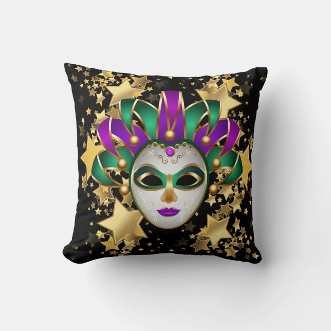 Mardi Gras Dekorativ kudde (Framsida)