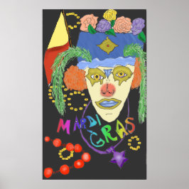 Mardi Gras Design 1 Poster
