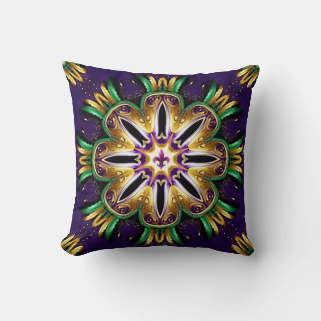 Mardi Gras Design Kudde (Framsida)