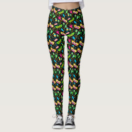 Mardi Gras Diamonds Pop Mode Leggings