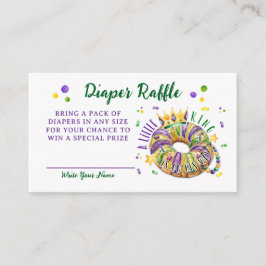 Mardi Gras Diaper Raffle Request Tilläggskort