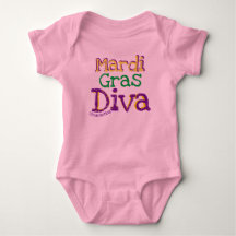 Mardi Gras Diva Ruffled Shirt 72marknadsföring bab