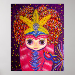 Mardi Gras docka Poster