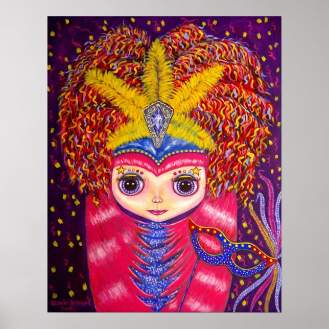 Mardi Gras Doll Poster (Framsidan)