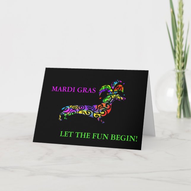 MARDI GRAS DOXIE HELGKORT (Framsida)