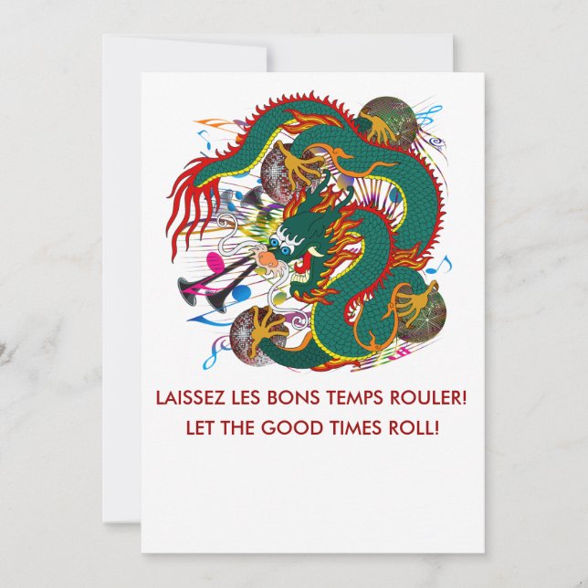 Mardi Gras Dragon V-2 (Framsida)