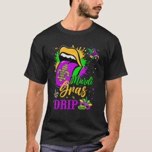 Mardi Gras Drip New Orleans Louisiana Parad Costu T Shirt