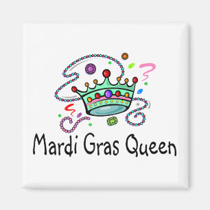 Mardi Gras drottning Magnet