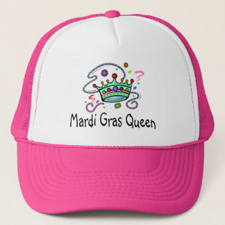 Mardi Gras drottning Truckerkeps