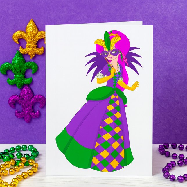 Mardi Gras Drottninginbjudningar Inbjudningar (Skapare uppladdad)