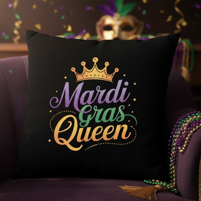 Mardi Gras-drottningparad Kostymfest  Kudde (Skapare uppladdad)