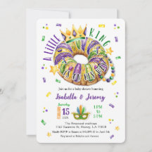Mardi Gras En liten kung Rundade hörn