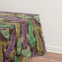 Mardi Gras Feather Pattern