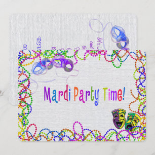 Mardi Gras Fest Inbjudan