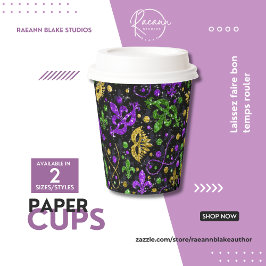 Mardi Gras-fest Pappersmugg