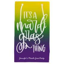 Mardi Gras-fest Textdesign Ombre-bakgrund