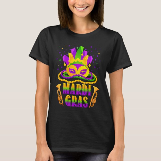 Mardi Gras-festhatt     T Shirt (Framsida)