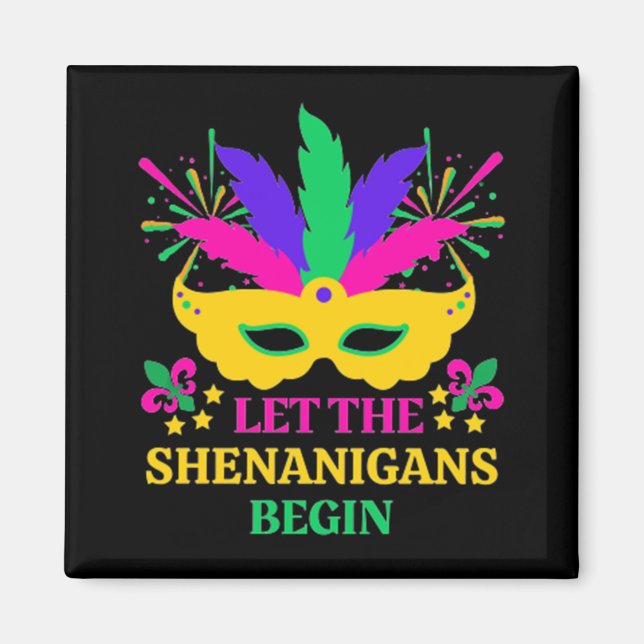 Mardi Gras-festivalen lät Shenganins börja Magnet (Framsidan)